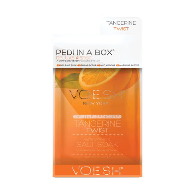 Deluxe 4-Step Pedi In A Box Tangerine Twist