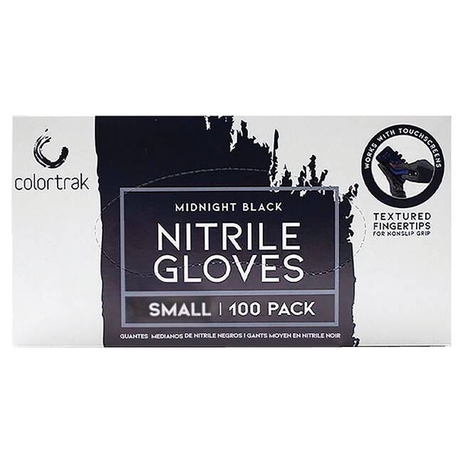 Small Midnight Black Nitrile Gloves