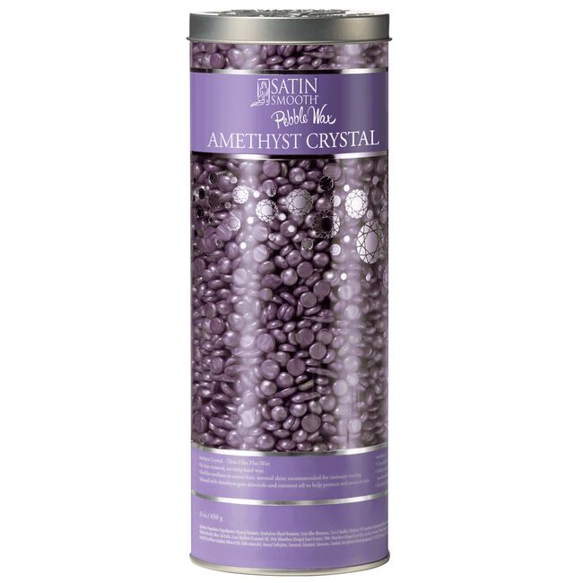 Satin Smooth Thin-Film Hard Pebble Wax - Amethyst Crystal