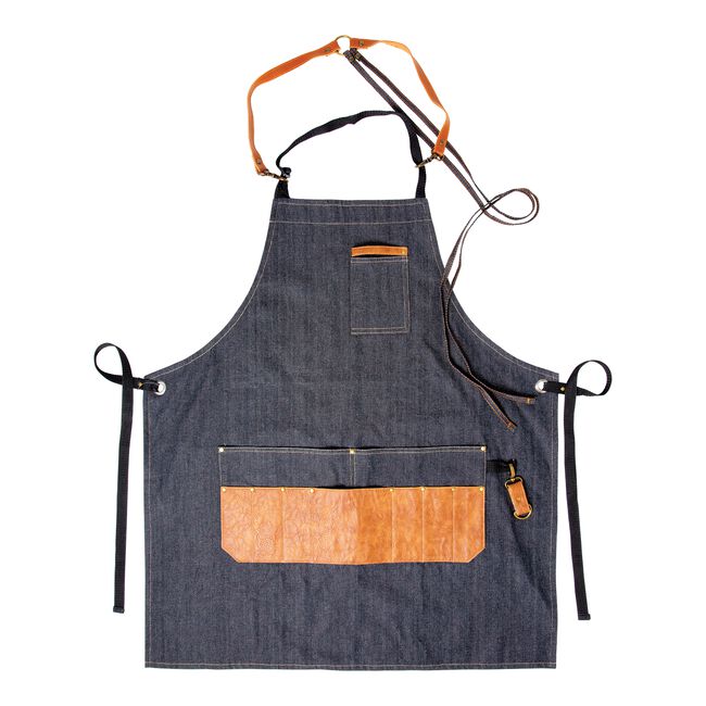 Denim Barber Apron