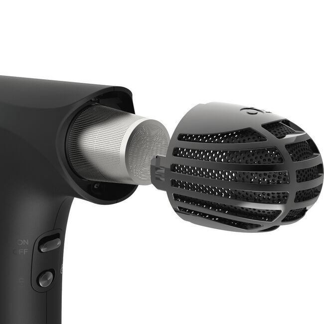 Black SuperHP High Performance Professional Hair Dryer