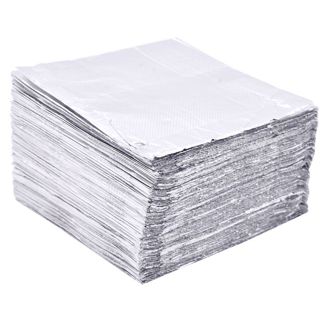 Silver Foil Sheets, 5 inch x 10.75 inch - 500 count