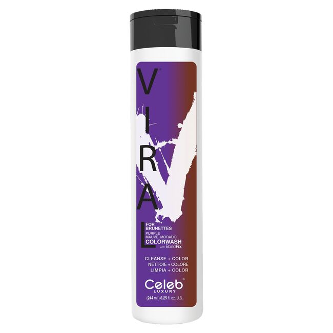 Brunette Purple Viral Colorwash