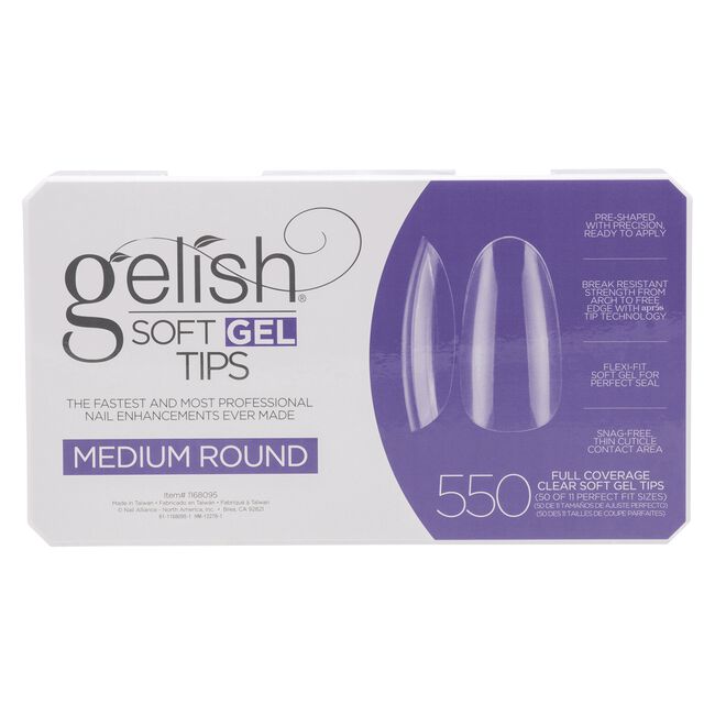 Medium Round Soft Gel Tips