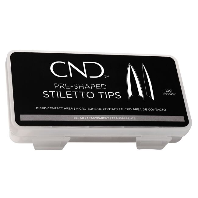 Essentials Pre-Shaped Stiletto Tips