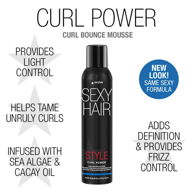 Curly Sexy Hair - Curl Power Curl Bounce Mousse