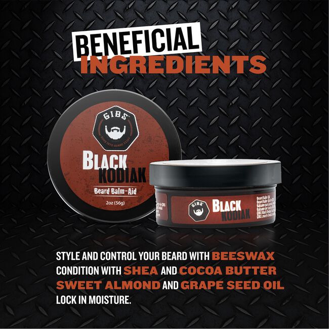 Black Kodiak Beard Balm