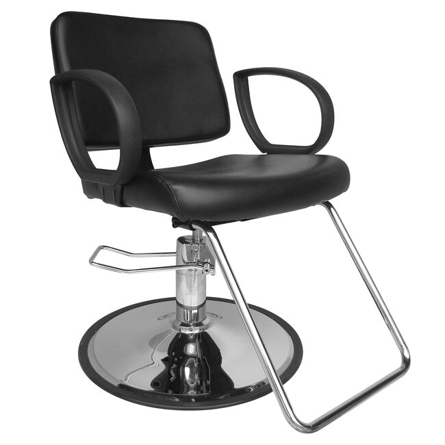 Hannah Styling Chair with Chrome Base