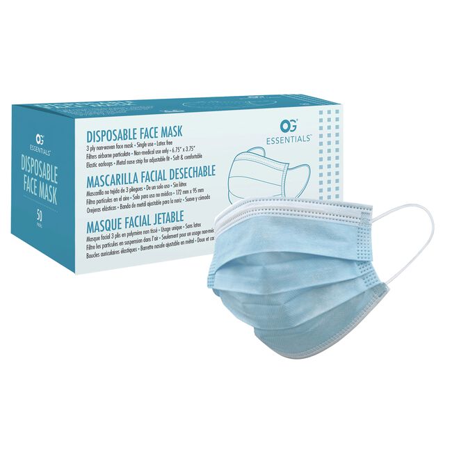 Disposable Face Mask - 50 Count