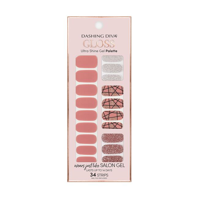 Rose Sparkle Gloss Ultra Shine Gel Strips