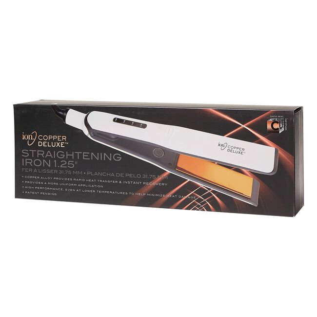 ION Copper Pro Straightening Iron 1.25 Inch