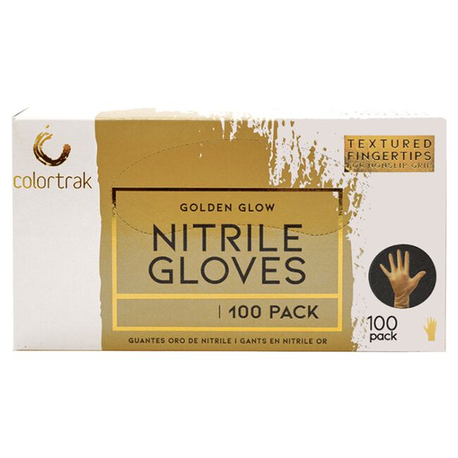 Small Golden Glow Nitrile Gloves