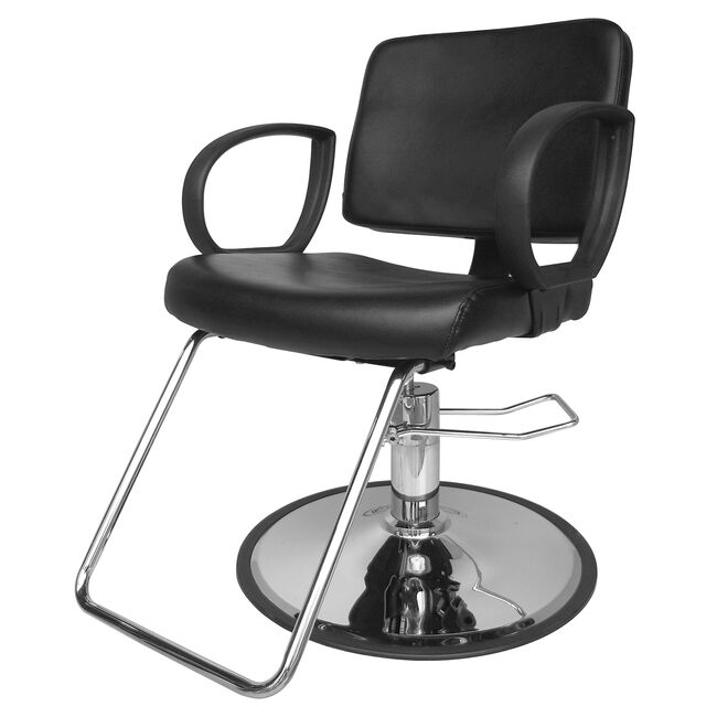 Hannah Styling Chair with Chrome Base