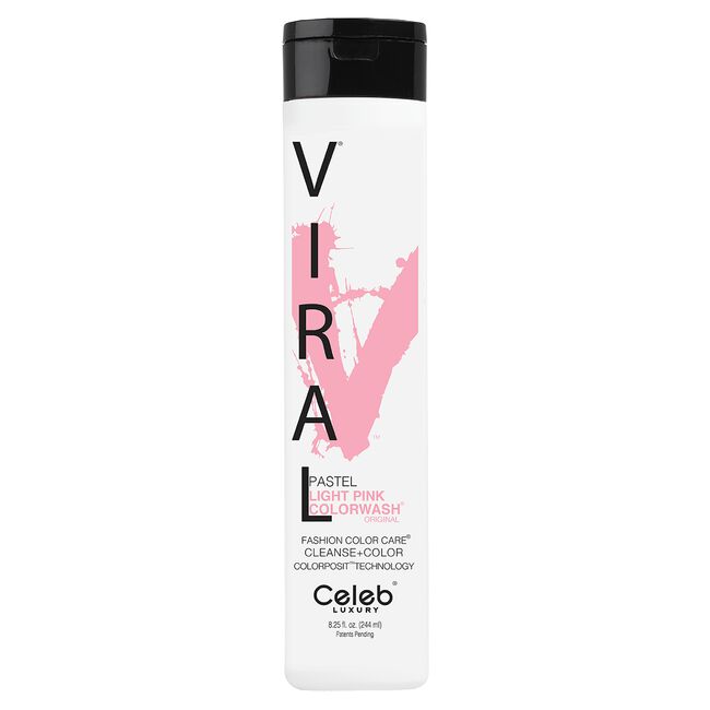 Viral Pastel Light Pink Colorwash