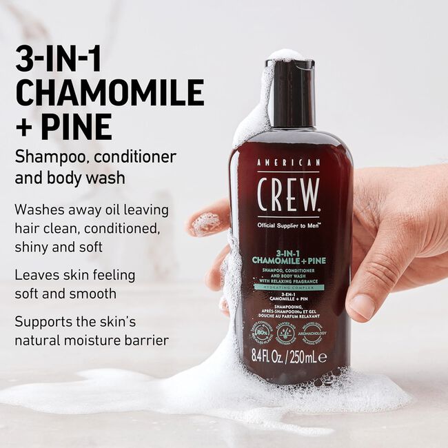 Chamomile & Pine 3-In-1 Shampoo, Conditioner & Body Wash